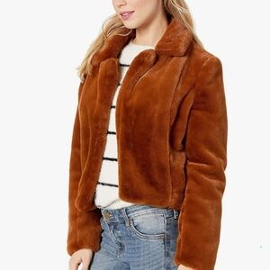 Blank NYC Teddy Jacket - Rich Brown